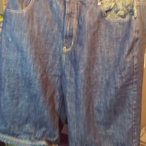 stonetouch jean shorts